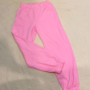 Pink Brandy Melville joggers